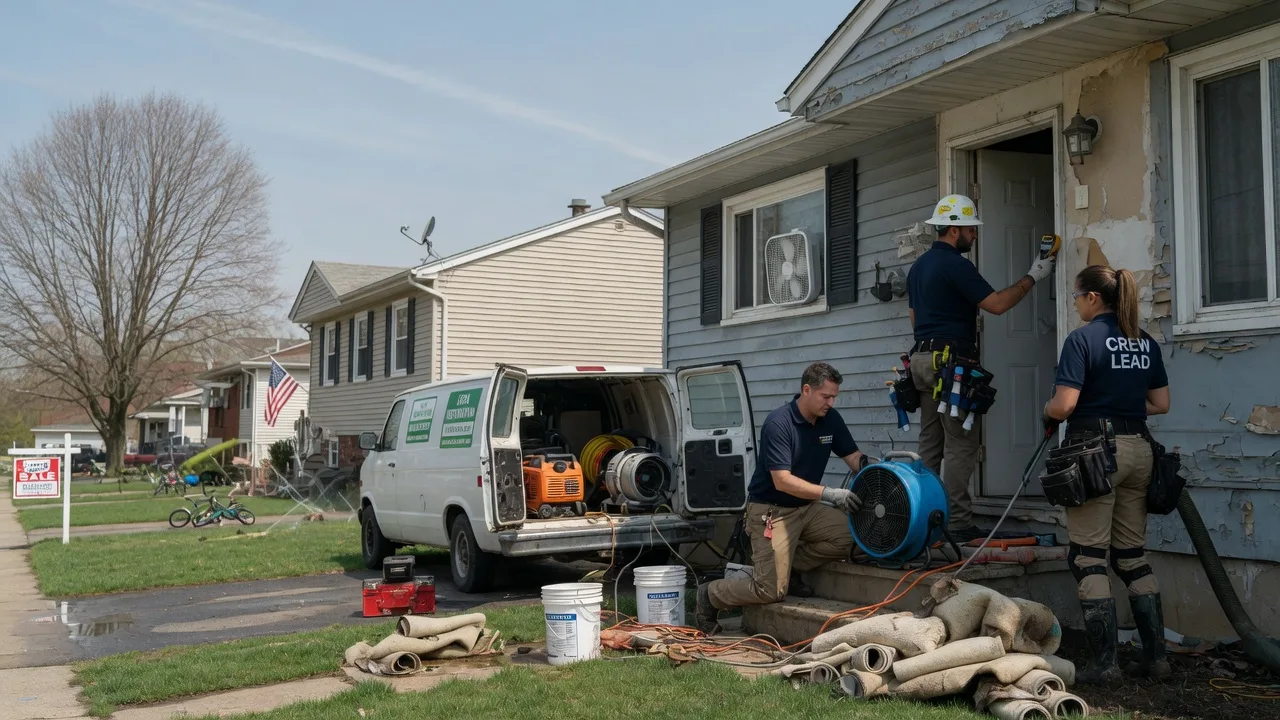 Flood Cleanup in New Edinburg, AR near me