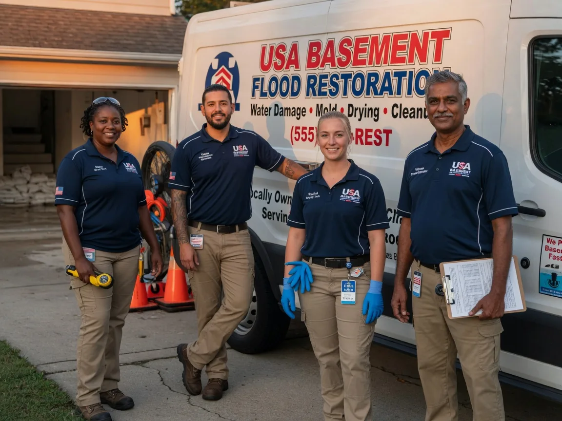 Basement Flood Cleanup company in New Edinburg, AR